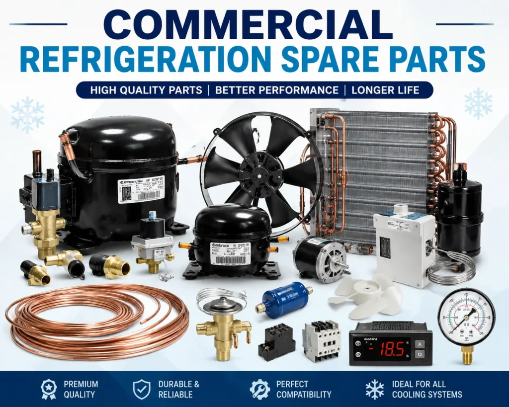 commercial refrigeration spare parts