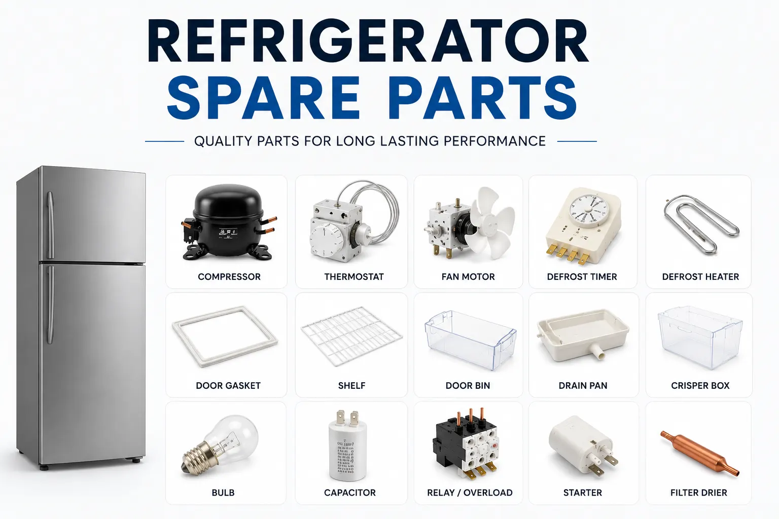 refrigerator spare parts