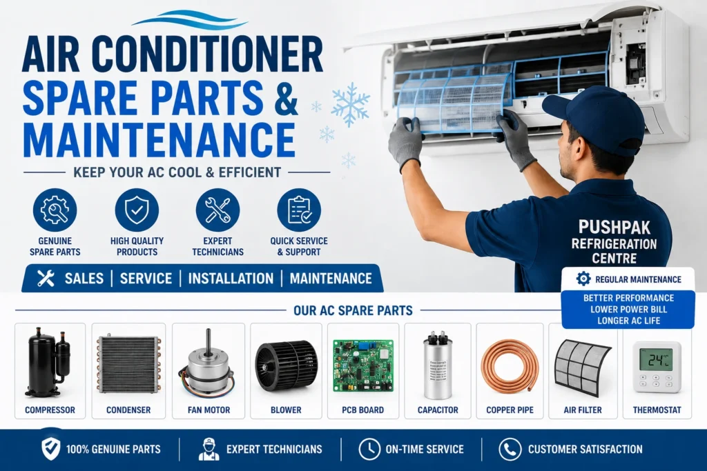 Ac spare parts & maintenance