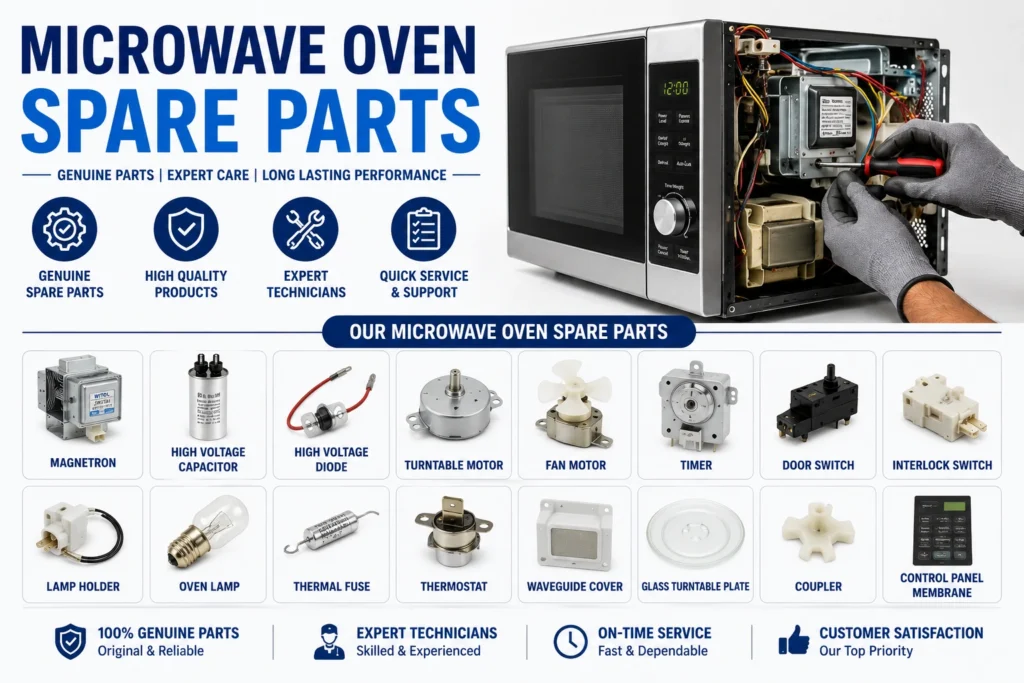 microwave oven spare parts