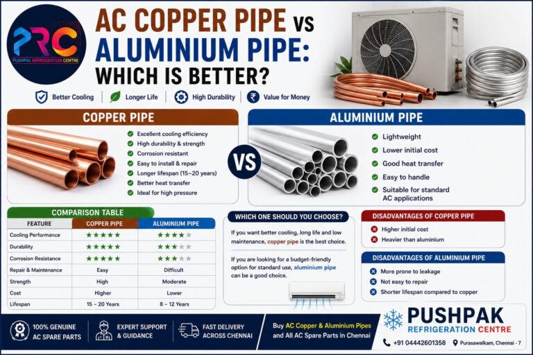 AC pipe comparison: copper vs aluminium