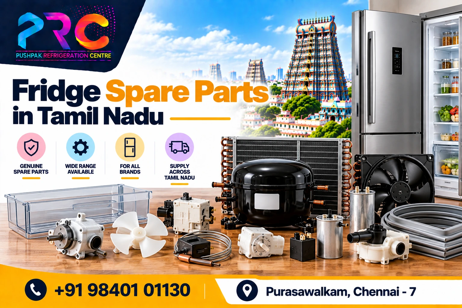 Fridge Spare Parts in Tamil Nadu