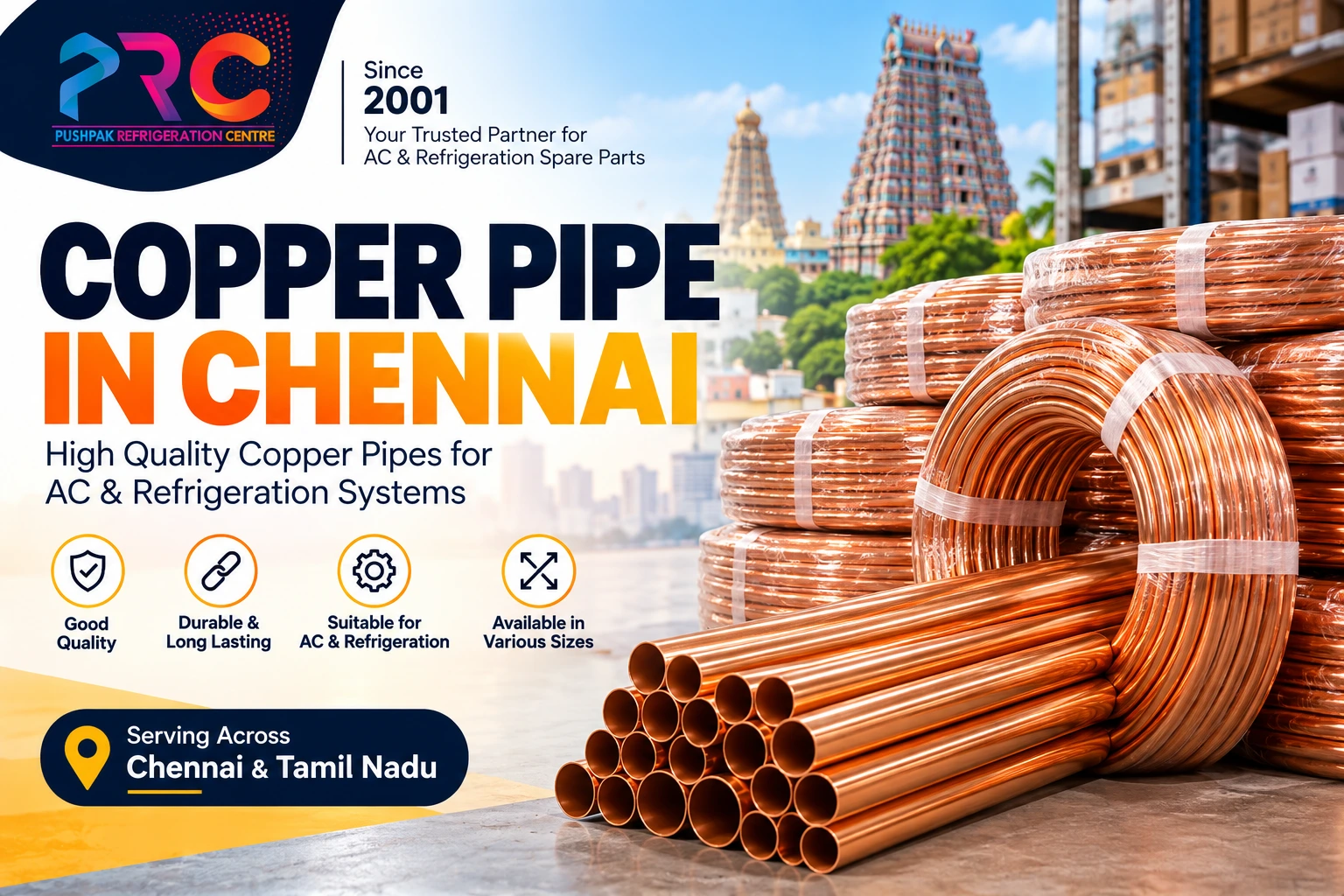 copper pipe in chennai