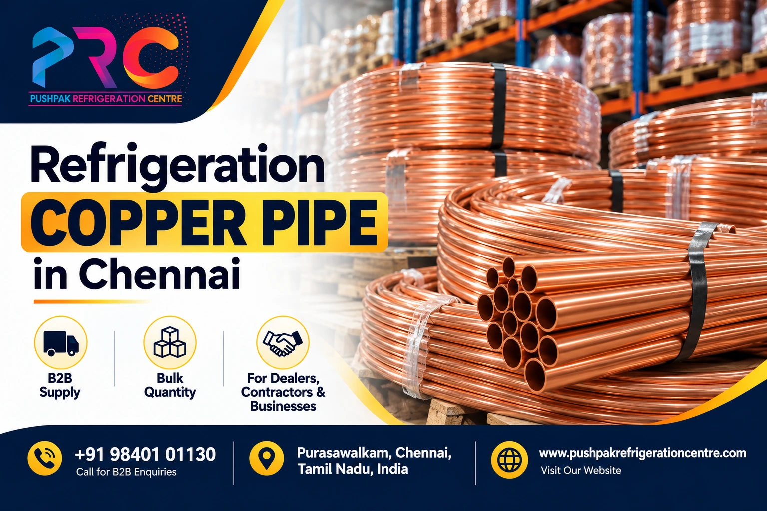 Refrigeration Copper Pipe in Chennai