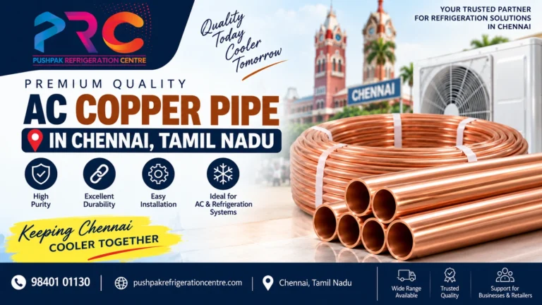 ac copper pipe in chennai